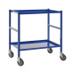 Tischwagen mit 2 Böden 690 x 430 x 750 mm - 150 kg Traglast - Stahl