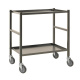 Tischwagen mit 2 Böden 690 x 430 x 750 mm - 150 kg Traglast - Stahl