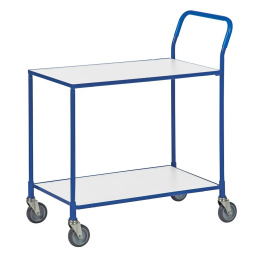 Tischwagen mit 2 Böden bis 850 x 435 x 950 mm - 150 kg Traglast - Stahl