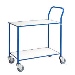 Tischwagen mit 2 Böden bis 850 x 435 x 950 mm - 150 kg Traglast - Stahl
