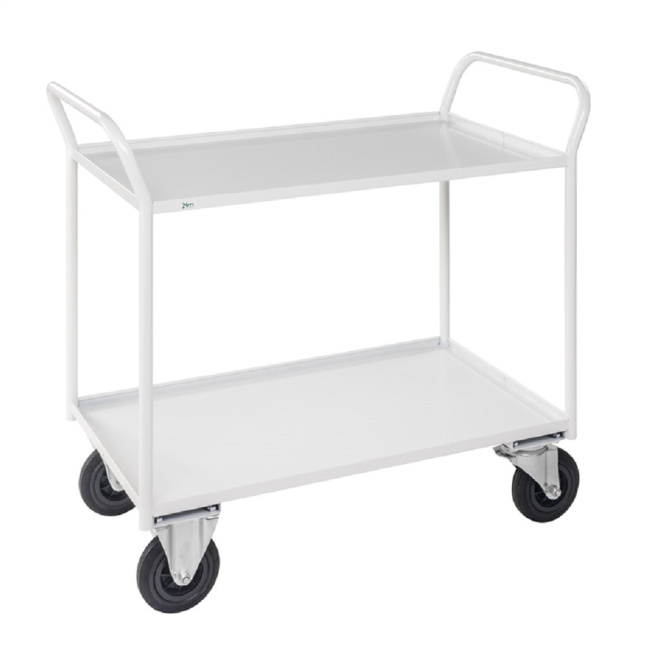 Etagenwagen bis 5 Böden mit Aufkantung - bis 1485 mm Höhe - 400 kg - Stahl