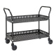 Verkaufswagen mit 2 Böden - 1130 x 550 x 940 mm - 250 kg Traglast - Stahl