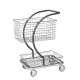 C-Line Einkaufswagen - 685 x 450 x 1000 mm - 120 kg Traglast -  Stahl