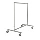 Rollgarderobe Kleiderständer - bis 1820 mm Höhe - bis 150 kg Traglast - Stahl