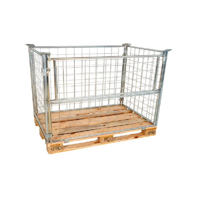Gitteraufsatzrahmen verzinkt - Nutzhöhe bis 1200 mm - 100x100 Maschung - 800 kg