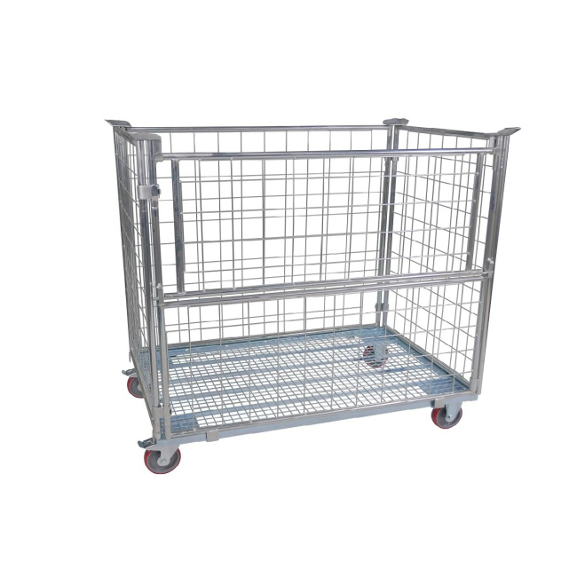 Gitteraufsatzrahmen Stahlrollplatte - bis 1200 mm - 100x100 Maschung - 500 kg