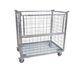Gitteraufsatzrahmen Stahlrollplatte - bis 1200 mm - 100x100 Maschung - 500 kg