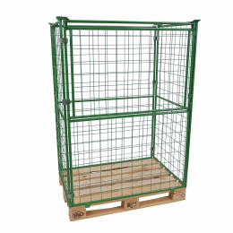 Gitteraufsatzrahmen lackiert - Nutzhöhe bis 1600 mm - 100x100 Maschung - 800 kg