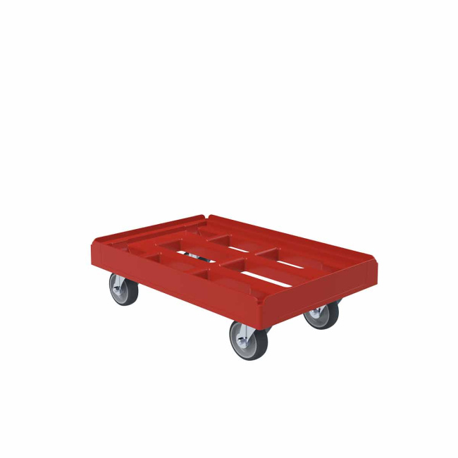 Transportroller Classic - 410 x 610 x 190 mm - 300 kg - Rahmen offen - HDPE