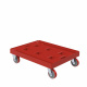 Transportroller XL Premium - 612 x 814 x 195 mm - bis 500 kg Traglast - HDPE