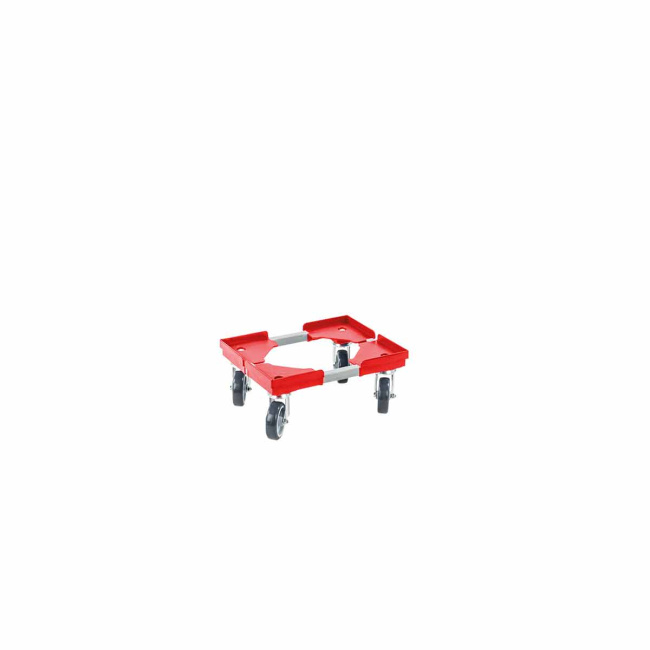 Transportroller flexibel - bis 810 x 1210 x 175 mm - 300 kg Traglast - Rot