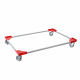 Transportroller flexibel - bis 810 x 1210 x 175 mm - 300 kg Traglast - Rot