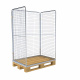 Entsorgungsbehälter 3 oder 4-seitig - 800 x 1200 x 1780 mm - 500 kg - Stahl
