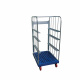 Rollbehälter Euronormkisten 3-seitig - 682 x 815 x 1320 mm - 3 Auflageschienen