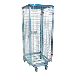 Nestbarer Rollbehälter ADB 5-seitig - 725 x 820 x 1890 mm -  500 kg Tragkraft