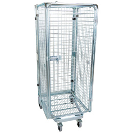 Nestbarer Rollbehälter ADB 5-seitig - 725 x 820 x 1890 mm -  500 kg Tragkraft