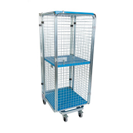 Nestbarer Rollbehälter ADB 5-seitig - 725 x 820 x 1890 mm -  500 kg Tragkraft