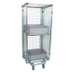 Nestbarer Rollbehälter ADB 5-seitig - 725 x 820 x 1890 mm -  500 kg Tragkraft