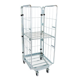 Nestbarer Rollbehälter 3-seitig oder 4-seitig - bis 1540 mm Nutzhöhe - 500 kg