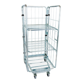 Nestbarer Rollbehälter 3-seitig oder 4-seitig - bis 1540 mm Nutzhöhe - 500 kg