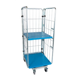 Nestbarer Rollbehälter 3-seitig oder 4-seitig - bis 1540 mm Nutzhöhe - 500 kg