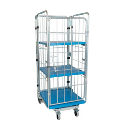 Nestbarer Rollbehälter 3-seitig oder 4-seitig - bis 1540 mm Nutzhöhe - 500 kg