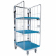 Nestbarer Rollbehälter 3-seitig oder 4-seitig - bis 1540 mm Nutzhöhe - 500 kg
