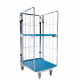 Nestbarer Rollbehälter 3-seitig oder 4-seitig - bis 1540 mm Nutzhöhe - 500 kg