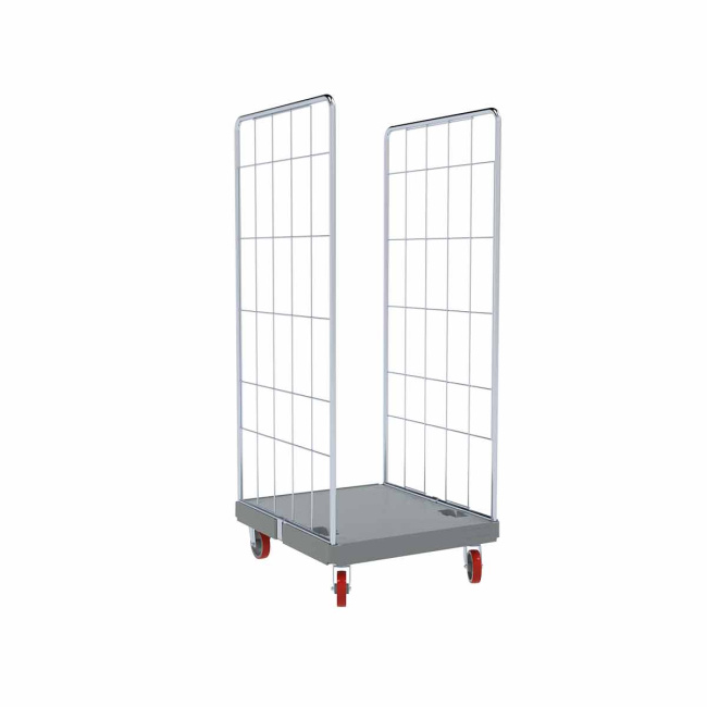 Rollbehälter Hygiene Edelstahl - 2- oder 3-seitig - 724 x 815 x 1755 - 500 kg