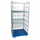 Rollregal 3-seitig - 3 Zwischenböden - 815 x 724 x 1790 mm - 500 kg - Stahl