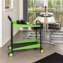 Tischwagen Design mit Softgrip - Traglast 150 kg, gr&uuml;n