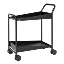 Tischwagen Design mit Softgrip - Traglast 150 kg, schwarz