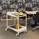 Tischwagen Design mit Softgrip - Traglast 150 kg, wei&szlig;