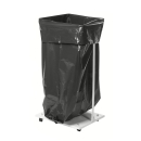 Müllsackständer, fahrbar, mit Rollen, für 125 Ltr. Müllsäcke, Traglast: 30 kg - weiß