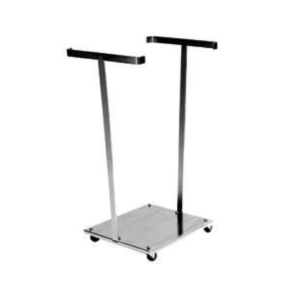ESD-Müllsackständer auf 4 Lenkrollen 450 x 380 x 900 mm - für 125 Liter Säcke
