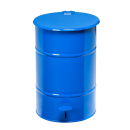 Mülltonne Abfallbehälter mit Fußpedal, 30 Liter - blau