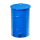Mülltonne Abfallbehälter mit Fußpedal, 30 Liter - blau