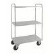 Etagenwagen 3 Böden mit Aufkantung 975 x 550 x 1485 mm 400 kg verzinkt