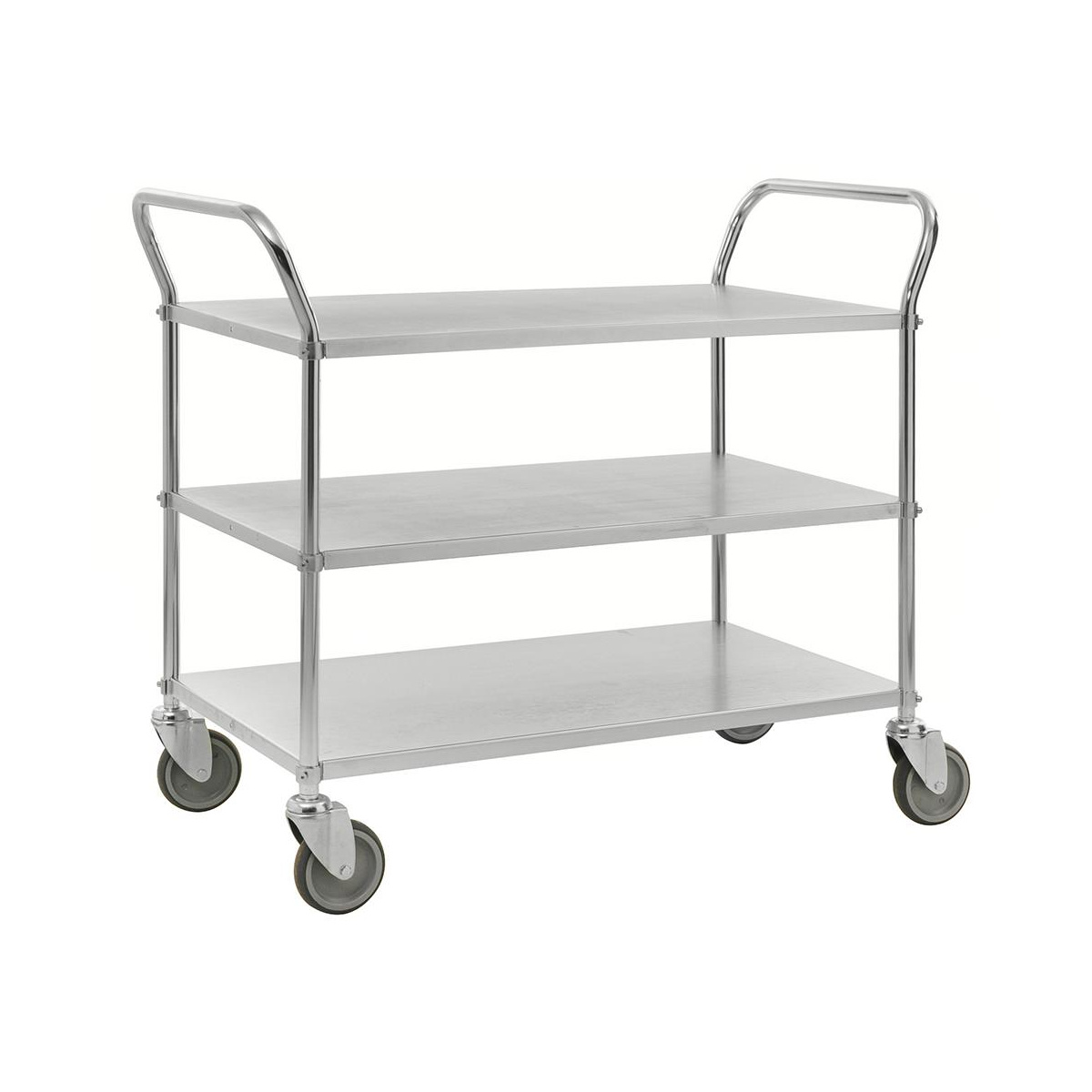 Stalgast Transportwagen mit drei Böden, 900x600x850 mm, verschweißt main image 1