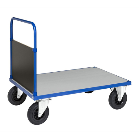 Stirnwandwagen mit Blechboden 1.000 x 700 x 900 mm, Traglast: 500 kg - blau