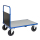 Stirnwandwagen mit Blechboden 1.200 x 800 x 900 mm, Traglast: 500 kg - blau