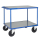 Tischwagen mit 2 Blechböden 1.100 x 700 x 900 mm, Traglast: 500 kg - blau