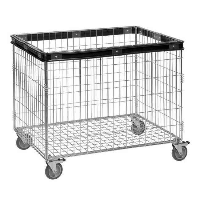 Gitterwagen Kastenwagen Stoßschutz 60 kg, 835 x 625 x 740 mm verzinkt