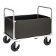 Vierwandwagen Kofferwagen 1.200 x 800 x 900 mm, 500 kg - verzinkt
