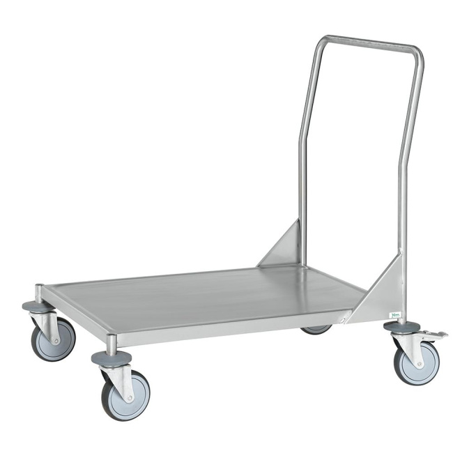 Edelstahl-Plattformwagen LxBxH LxBxH 880 x 575 x 905 mm, 200 kg, C3