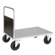 Stirnwandwagen mit Blechboden 1.000 x 700 x 900 mm, 500 kg, verzinkt