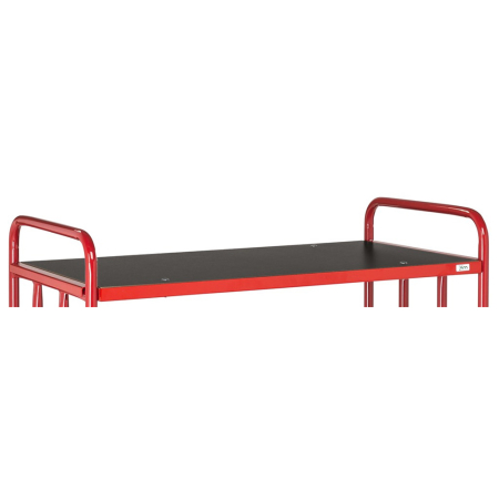 Tischboden Topplatte für Plattformwagen KM731 - 1.200 x 700 mm, rot