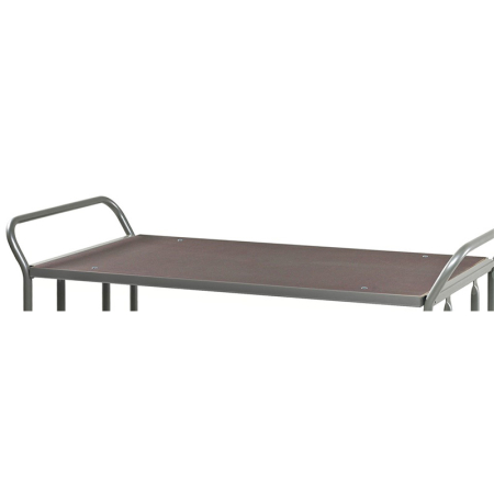 Tischboden Topplatte für Plattformwagen KM7731 - 1.000 x 600 mm, grau