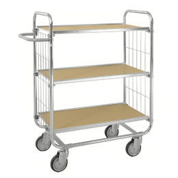 ESD-Etagenwagen mit 3 Böden, 945 x 470 x 1.120 mm,...