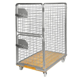 Gitterrollwagen, Holzbasis, 2-tlg Tür, 1.200 x 750 x...